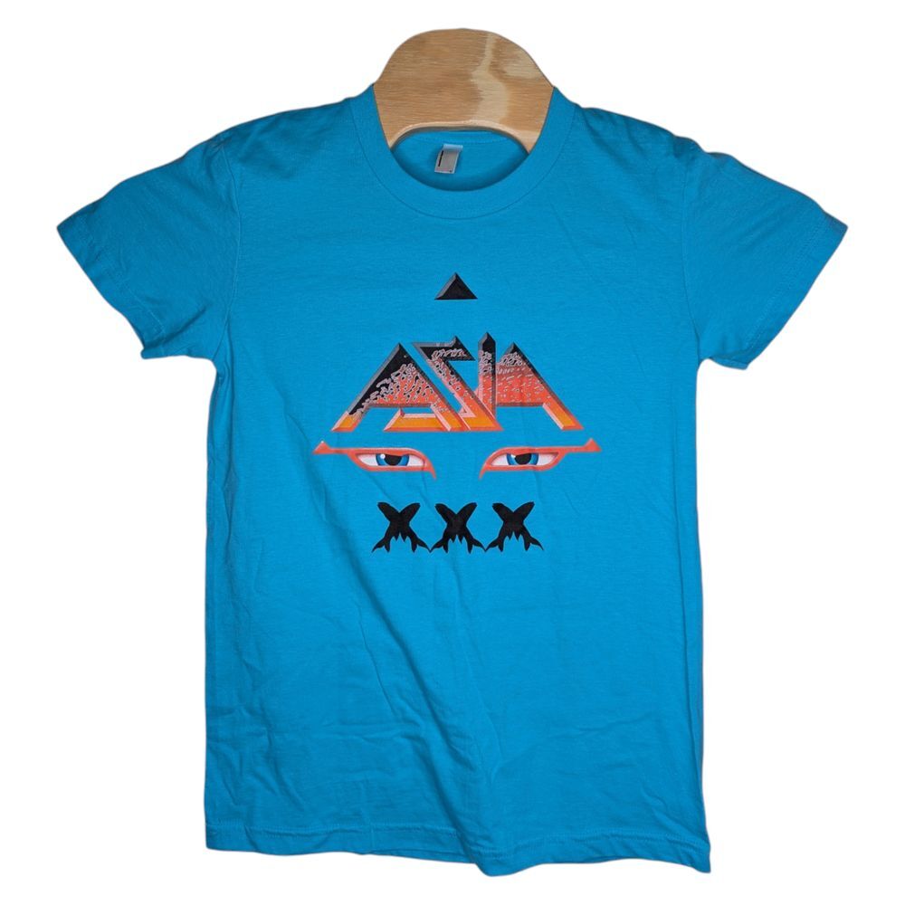 Asia Rock Band SIGNED AUTOGRAPHED T Shirt Womens Large Music Concert Supergroup